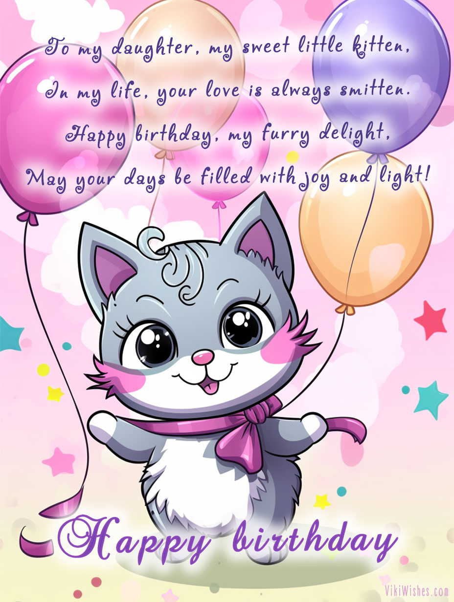 Sweet happy birthday wish Image by kittycat