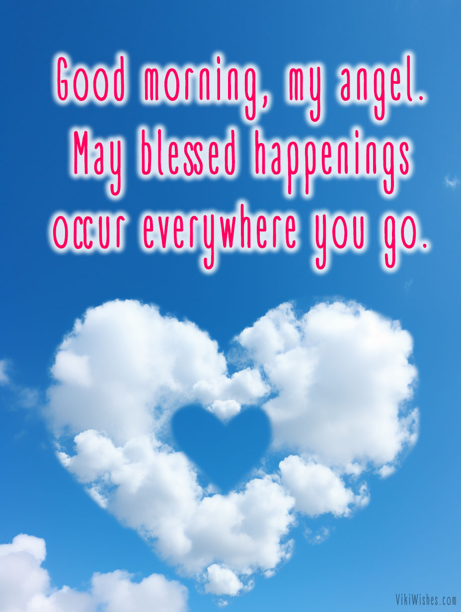 Good morning blessing my angel, image