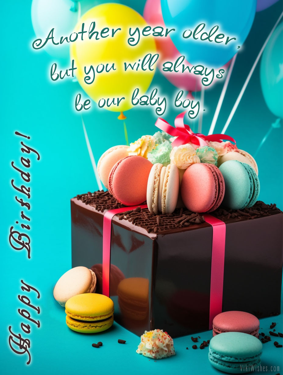 Sweet Image for son happy birthday with wishes